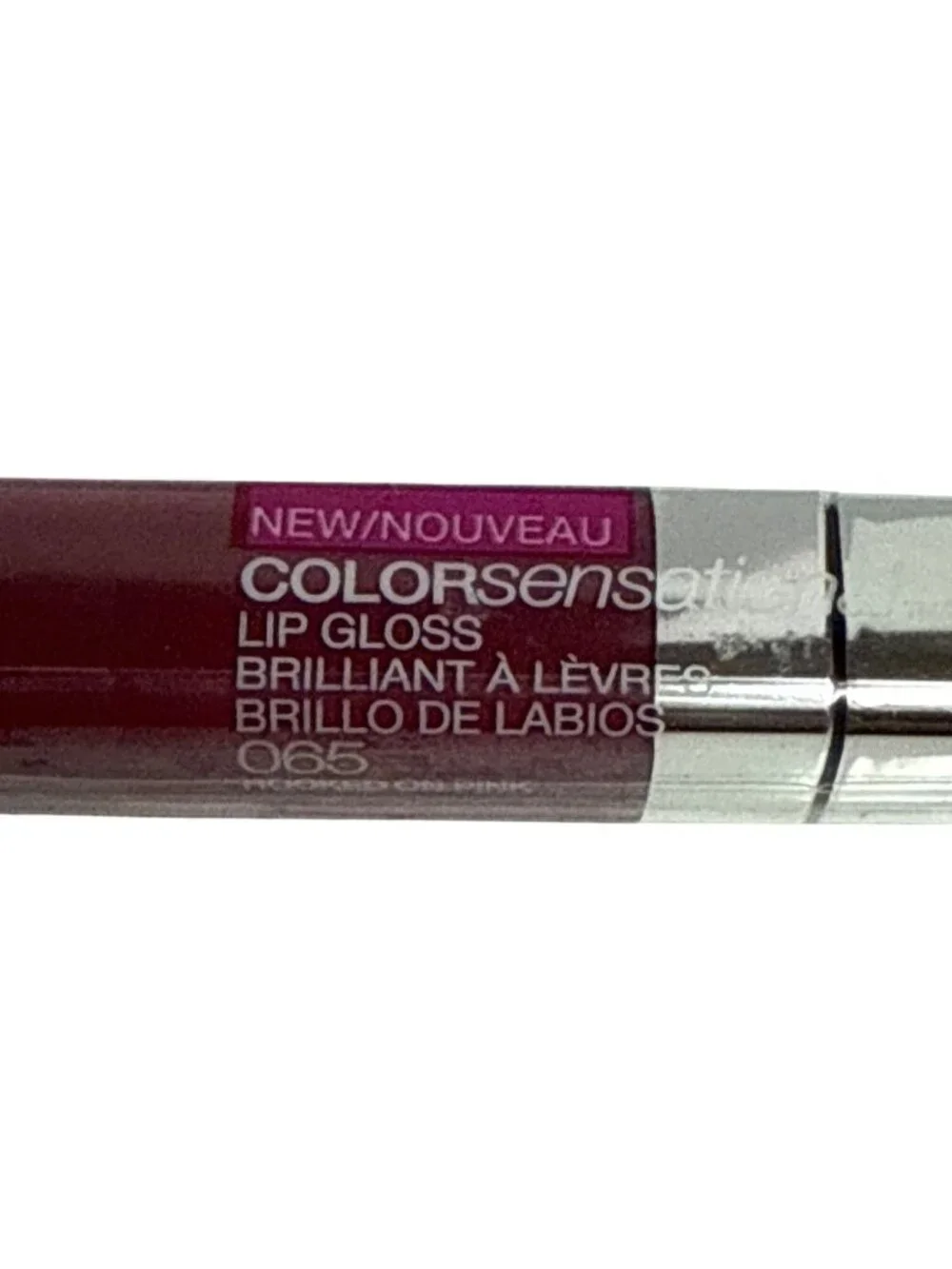 Maybelline Color Sensational Lip Gloss 065 Hooked On Pink 0.23 oz New Sealed